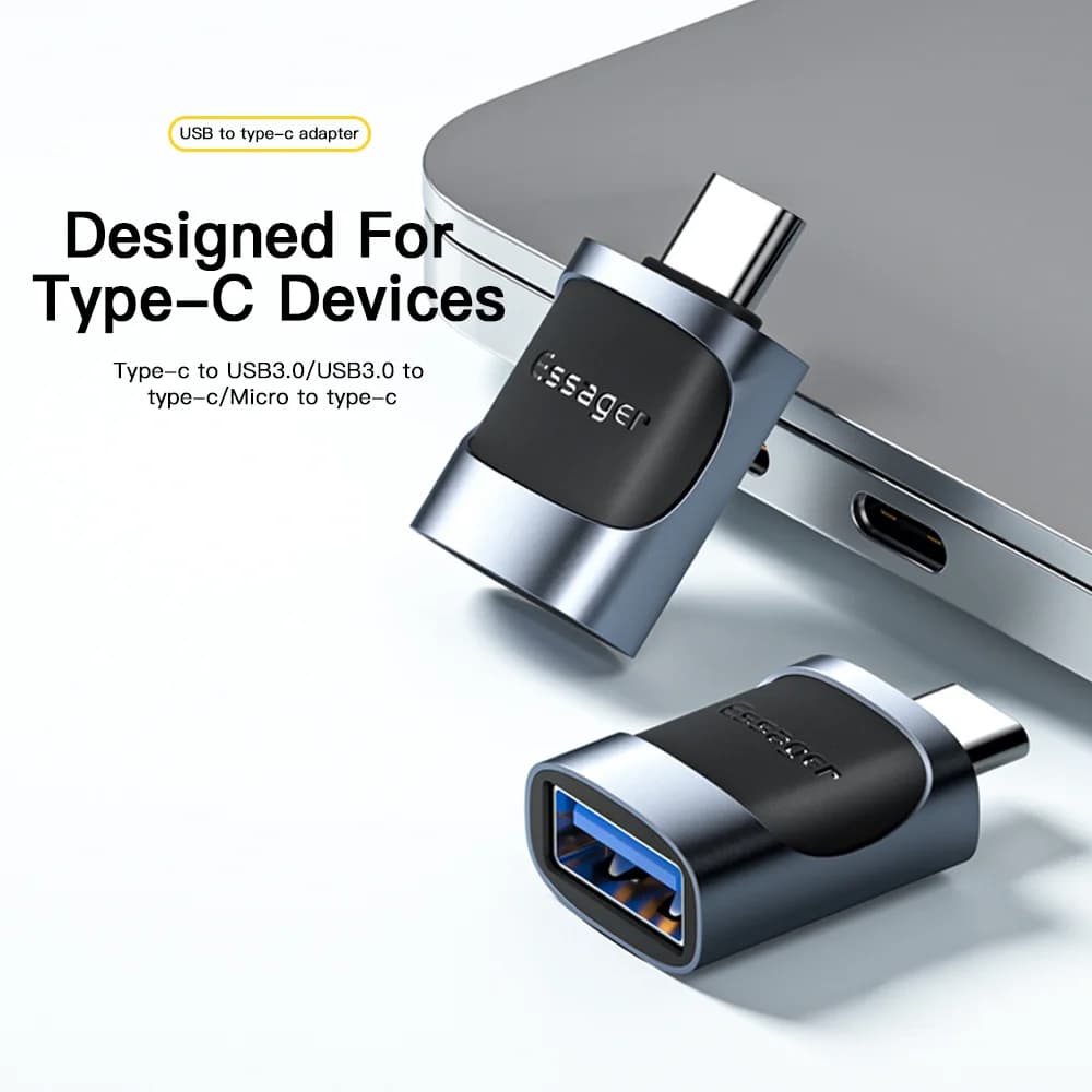 USB-C към Micro USB OTG адаптер