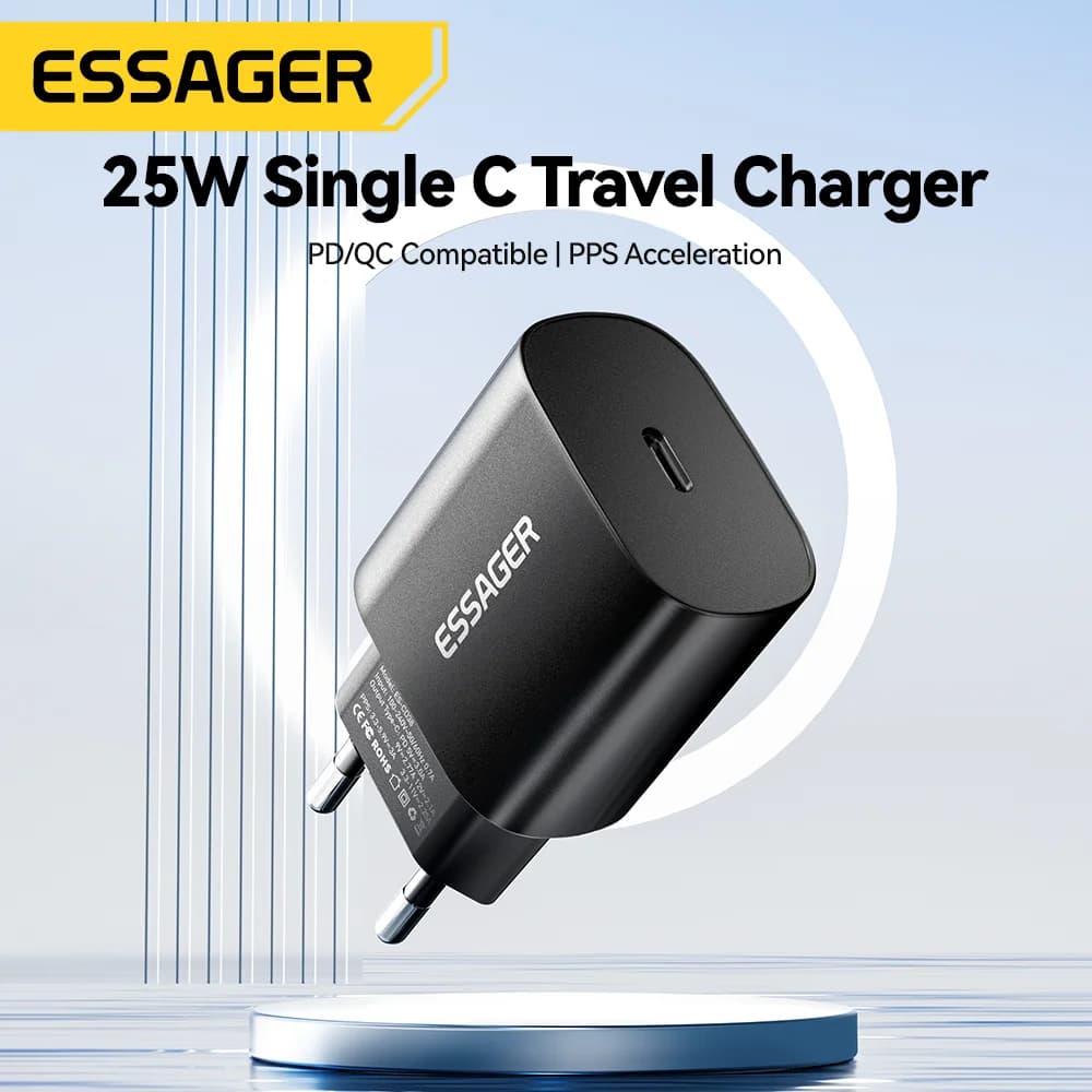 Зарядно устройство за стена 25W USB-C PD Fast