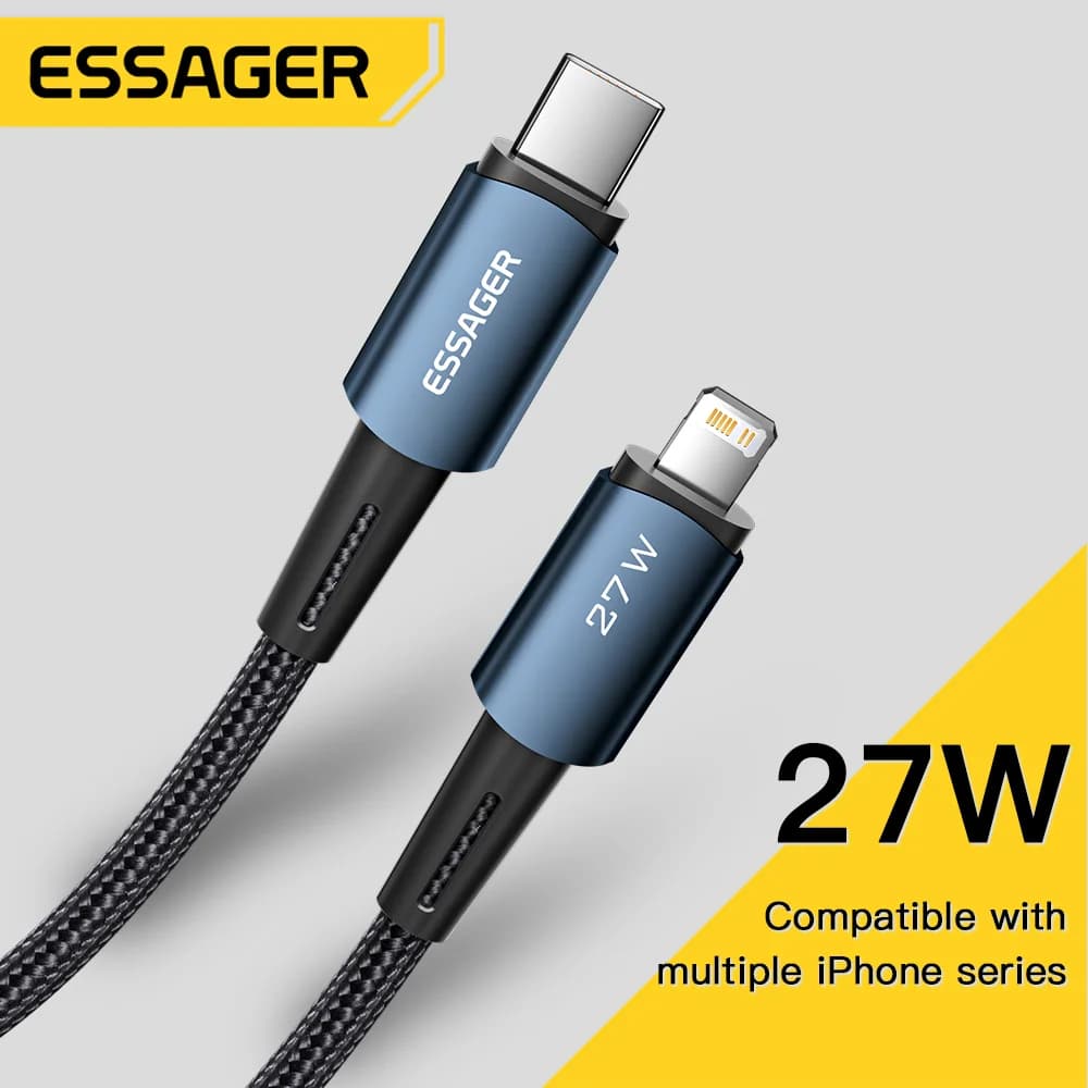 Кабел за бързо зареждане 20W USB-C към Lightning