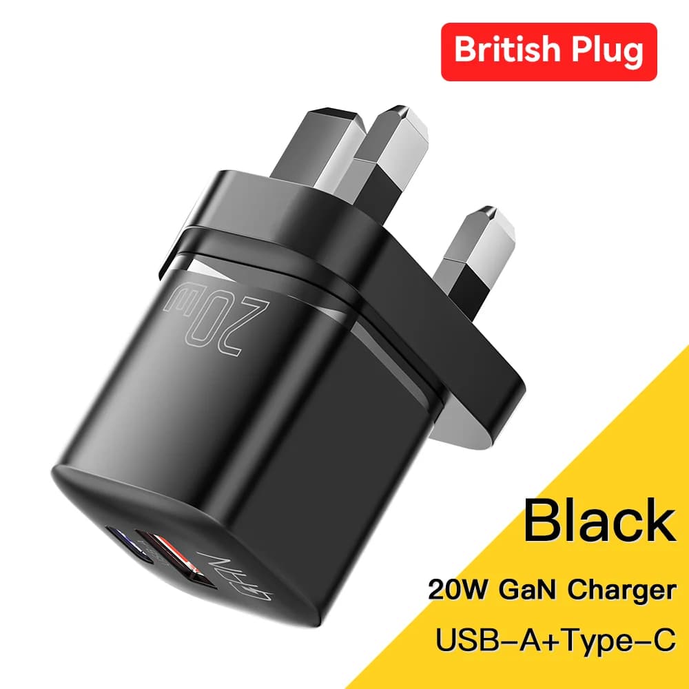Бързо зарядно устройство GaN USB-C PD 20W