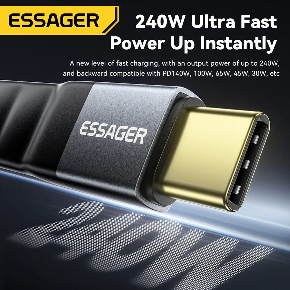 USB 4.0 Type-C кабел с пренос на данни 40Gbps и видео 8K