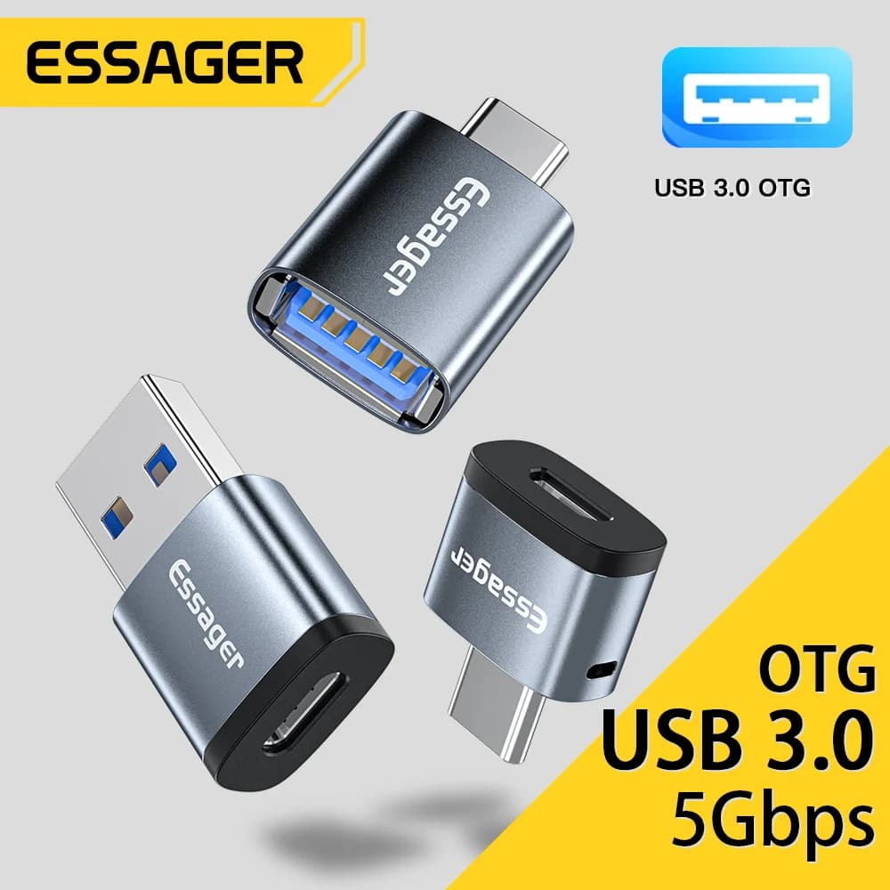 Адаптер USB Type-C към USB 3.0 Female OTG