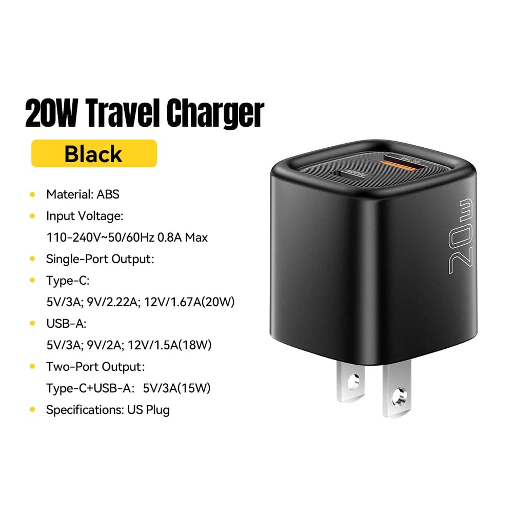 20W USB-C PD Бързо Зарядно
